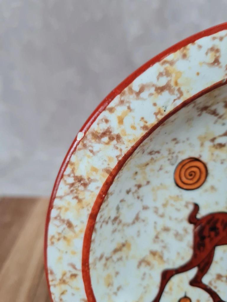 Cendrier vintage en céramique – Neofitoy Keramik, Fauraki Rodos