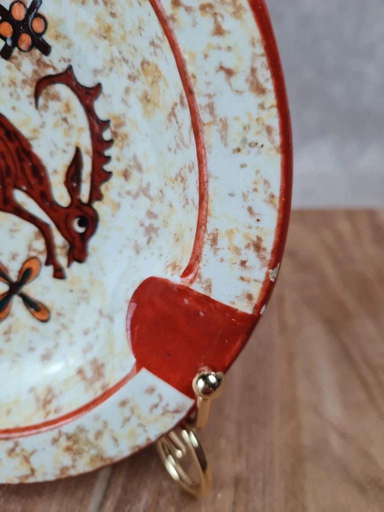 Cendrier vintage en céramique – Neofitoy Keramik, Fauraki Rodos
