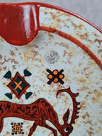 Cendrier vintage en céramique – Neofitoy Keramik, Fauraki Rodos