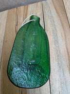 Soliflore mural en verre vert – style Art déco
