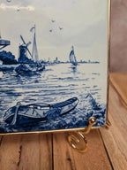 Dessous de plat Delft Blue décor moulin hollandais 🇳🇱