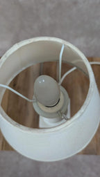 Lampe vintage en albâtre