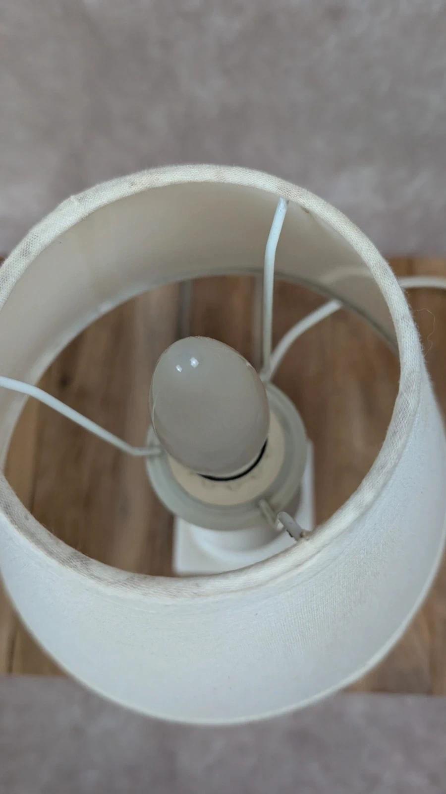 Lampe vintage en albâtre