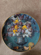 Lot 4 assiettes de collection Franklin Mint – Joe Anna Arnett – Fleurs – Édition limitée
