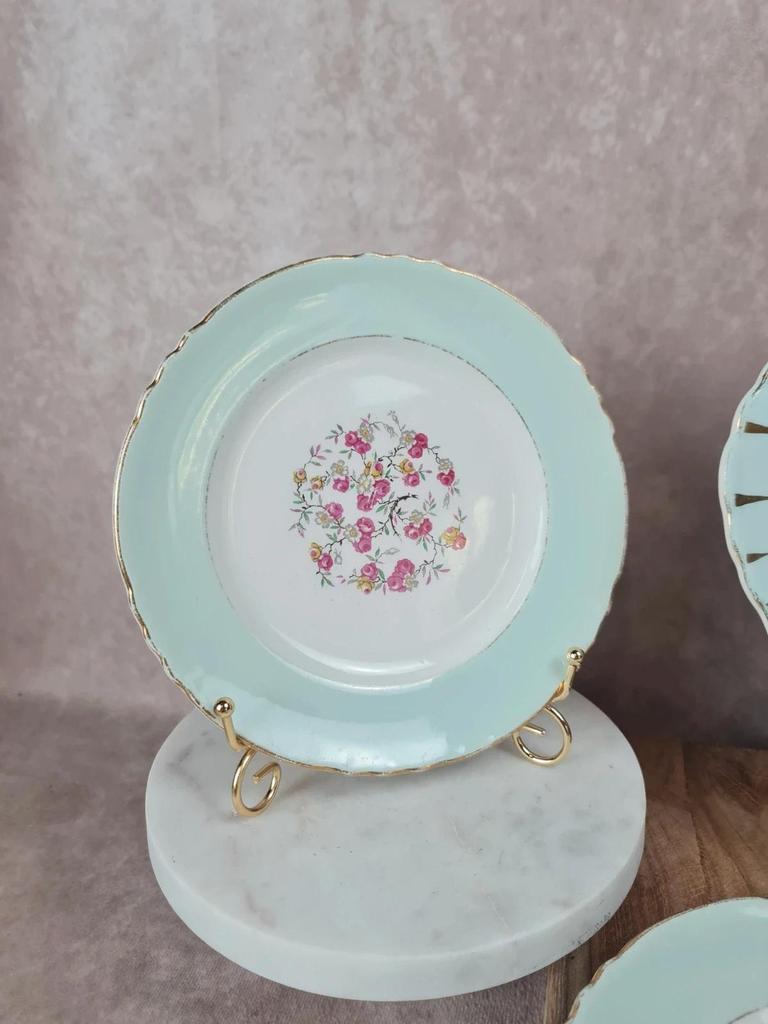 Charmant service à gâteau vintage Moulin des Loups 💐