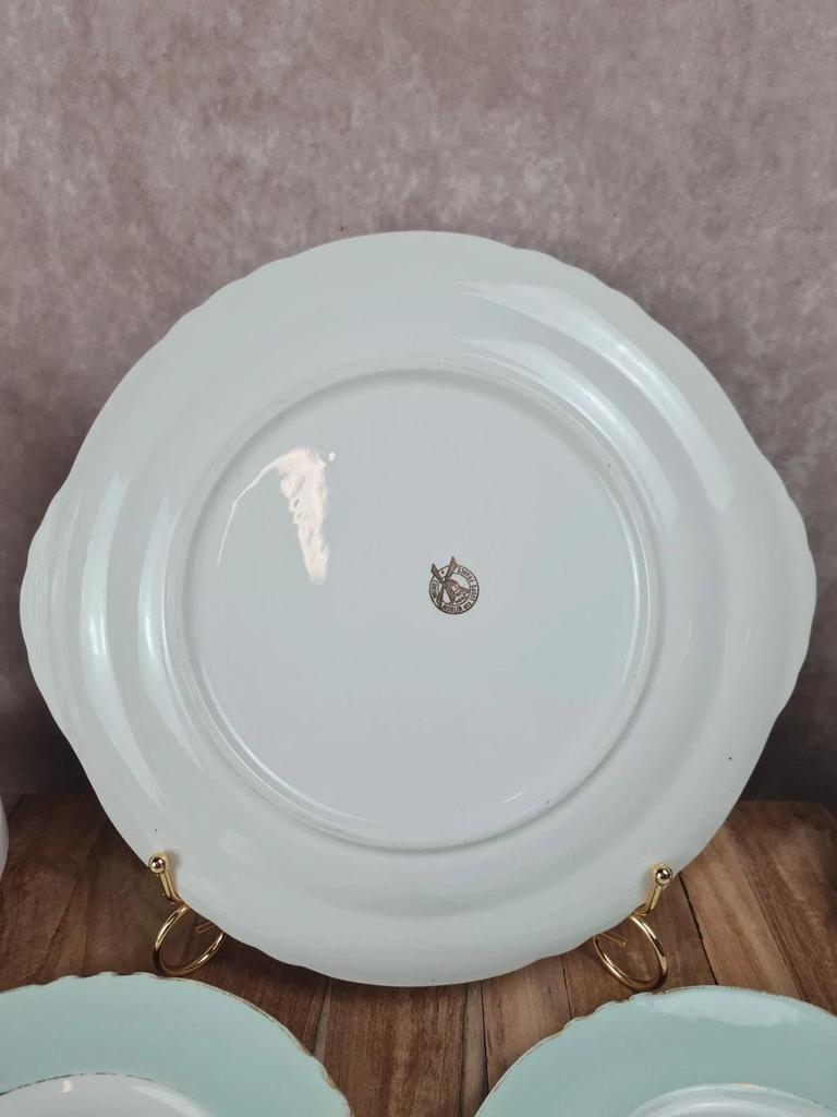 Charmant service à gâteau vintage Moulin des Loups 💐