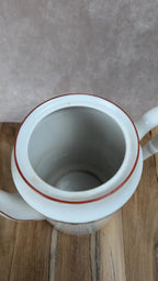 Charmant service à thé ancien fleuri en porcelaine fine