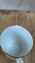 Charmant service à thé ancien fleuri en porcelaine fine