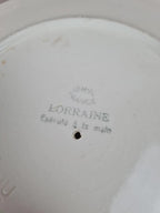 Charmante saucière ancienne avec son plat – Faïence de Gien 🇫🇷