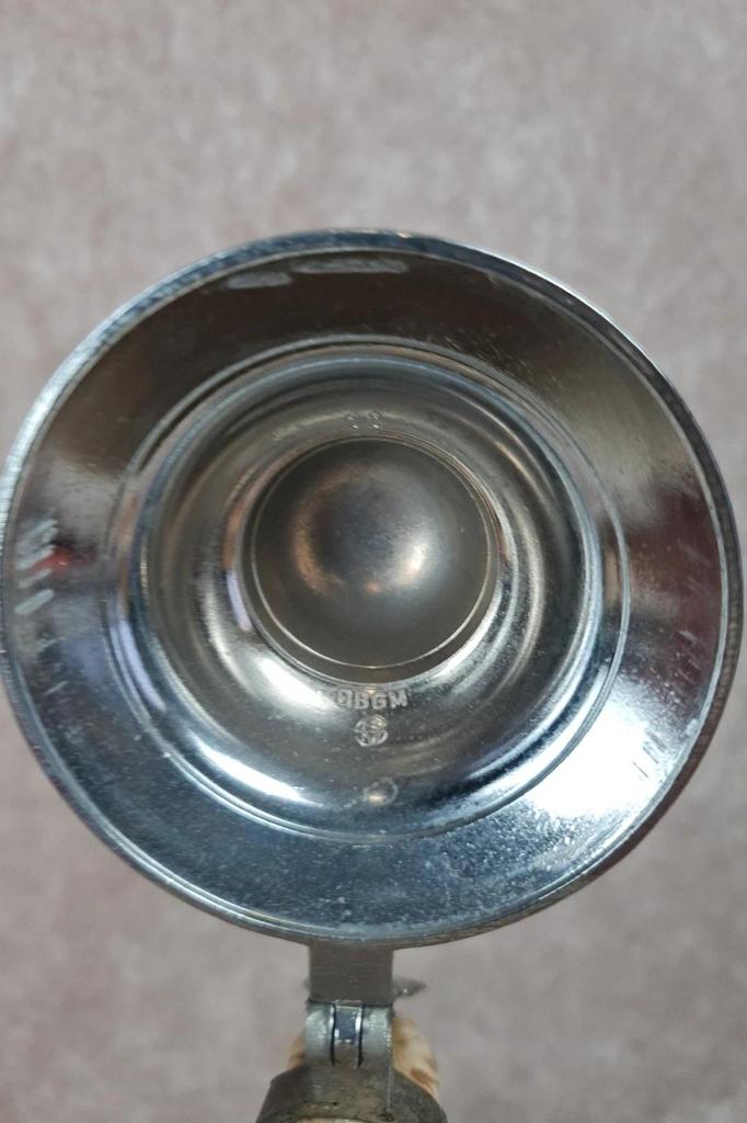 Chope à bière vintage Nick - werke 🇩🇪 Bad Hönningen – Grès & étain – 0,5l
