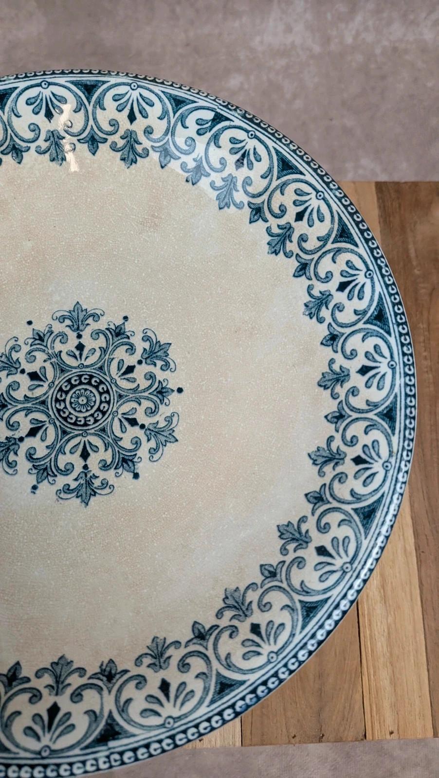 Compotier ancien Badonviller – Modèle Oriental