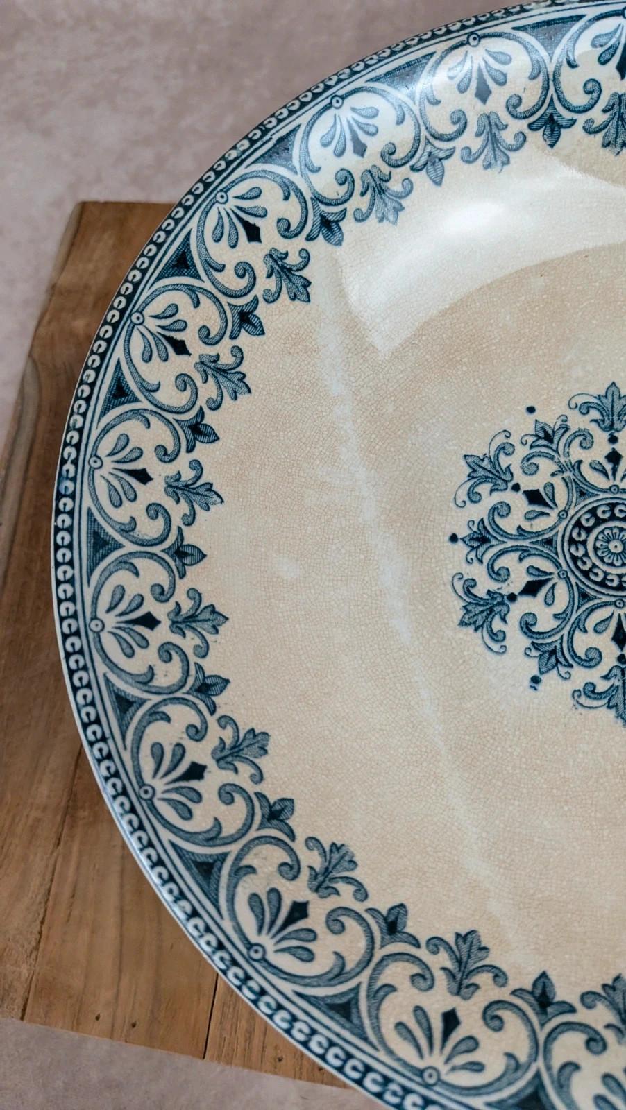 Compotier ancien Badonviller – Modèle Oriental