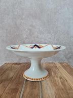 Compotier haut Art déco, Moulin des Loups & Hamage, modèle “littoral”