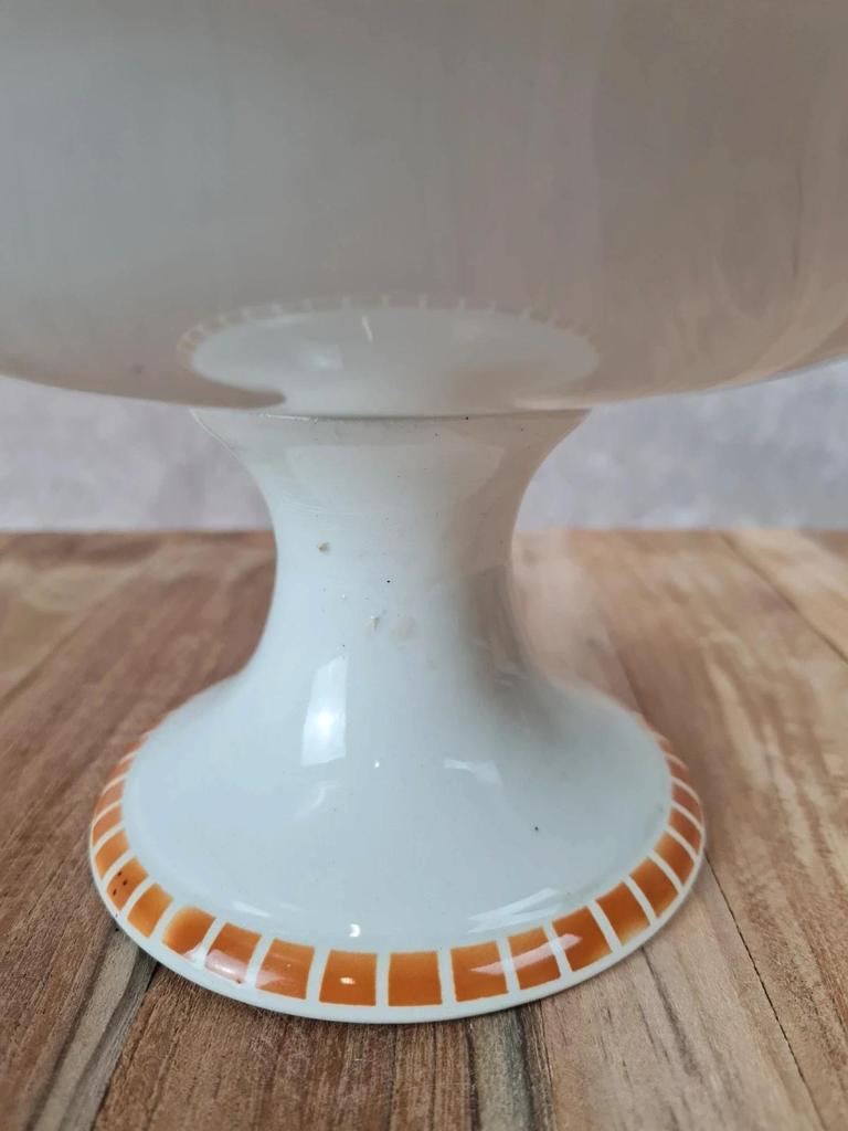 Compotier haut Art déco, Moulin des Loups & Hamage, modèle “littoral”