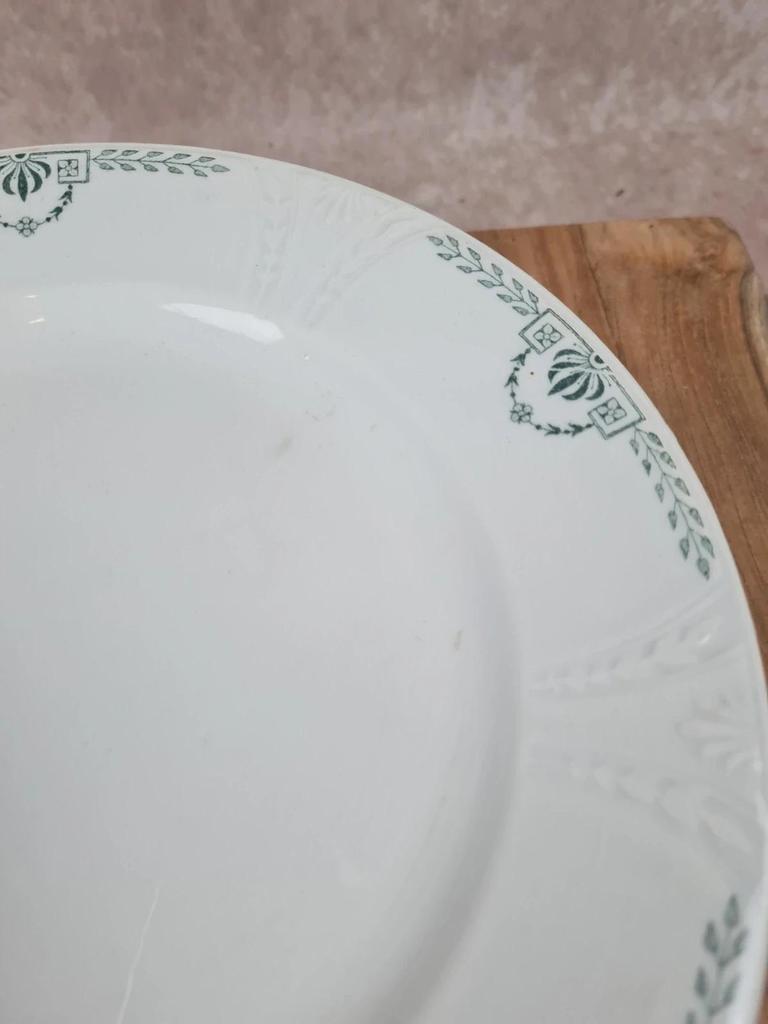 Compotier sur pied ancien Gien – Modèle Clara, Terre de fer