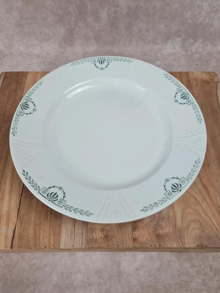 Compotier sur pied ancien Gien – Modèle Clara, Terre de fer