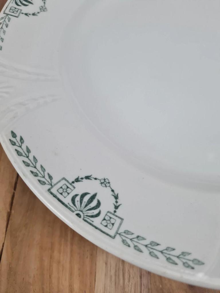 Compotier sur pied ancien Gien – Modèle Clara, Terre de fer