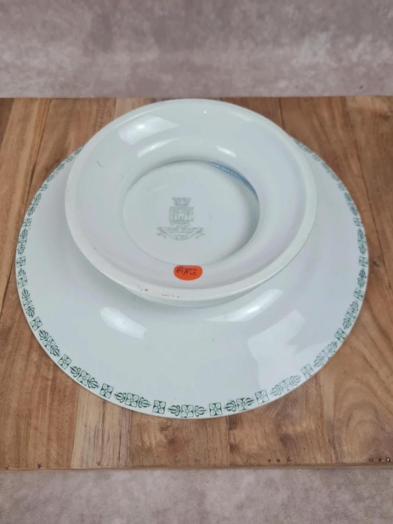 Compotier sur pied ancien Gien – Modèle Clara, Terre de fer