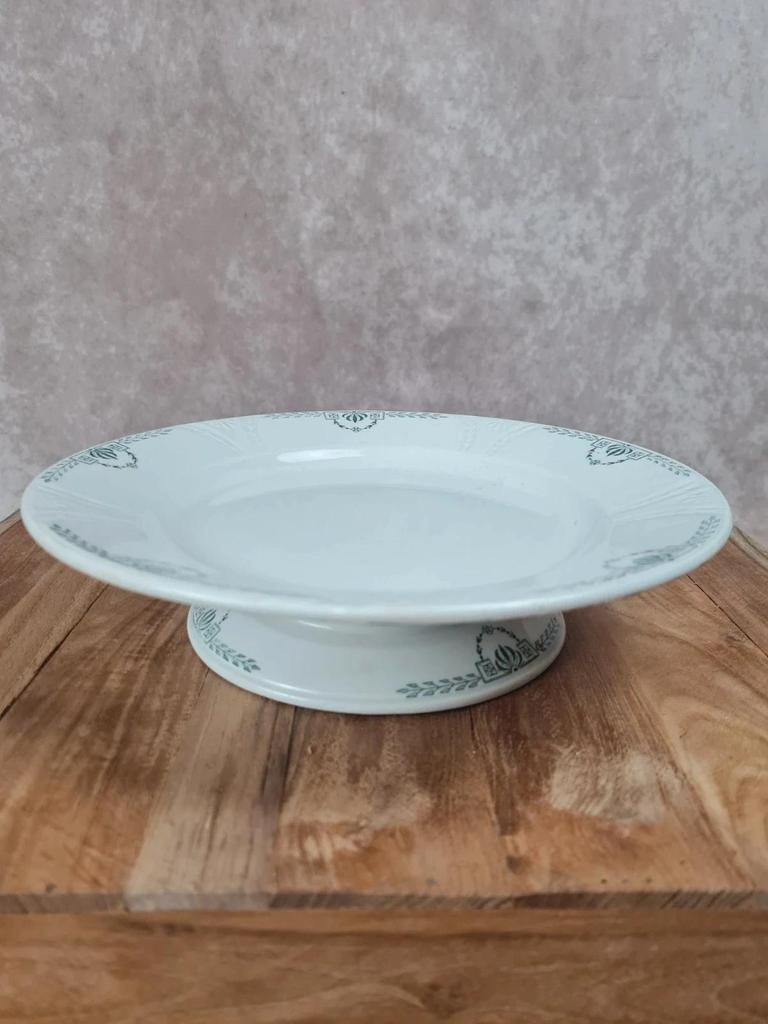 Compotier sur pied ancien Gien – Modèle Clara, Terre de fer