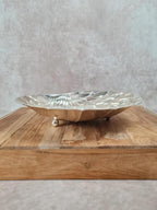 Coquille décorative design allemand Bmf – métal argenté années 60