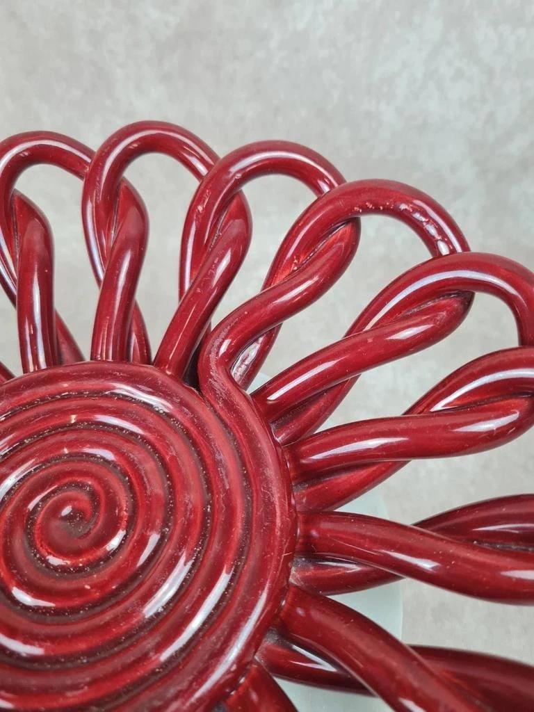 Coupe à fruits vintage en céramique signée Vallauris A.m. années 50/60