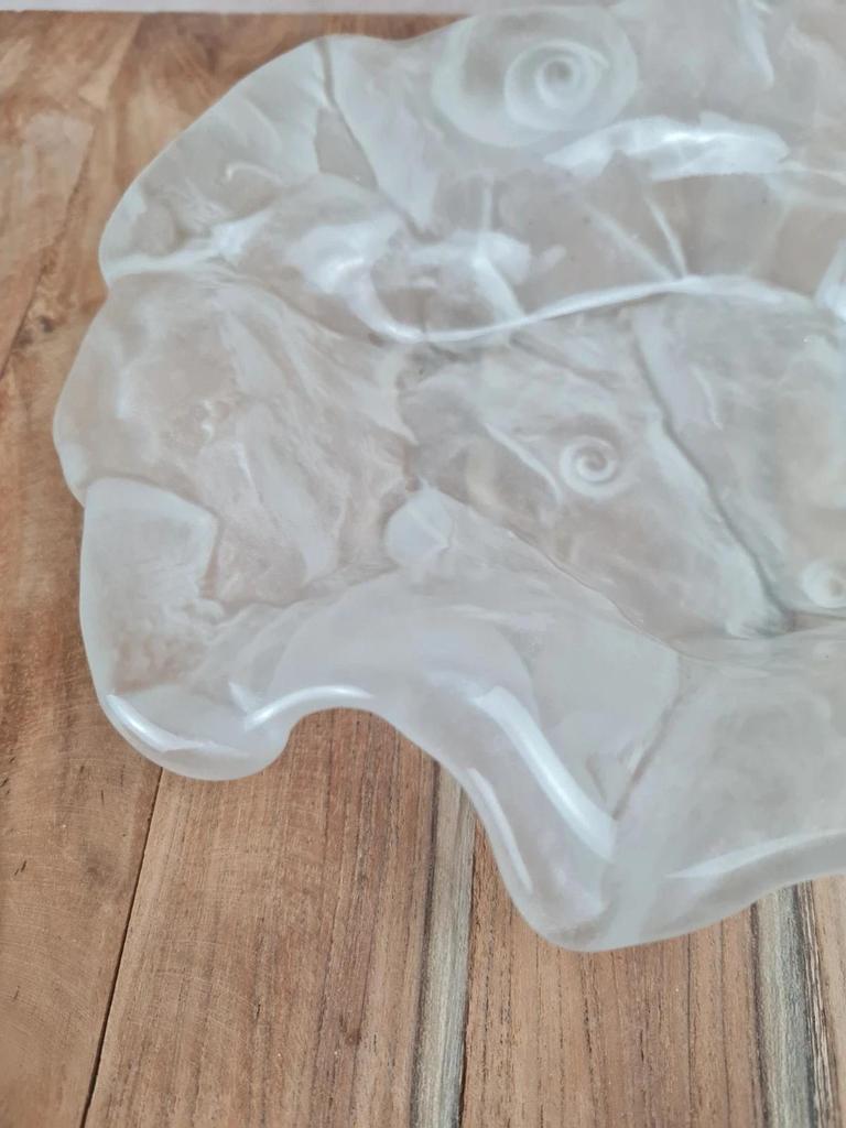 Coupe en verre artistique – Jolanda Prinsen pour Walther Glas – grand vide - poche vintage