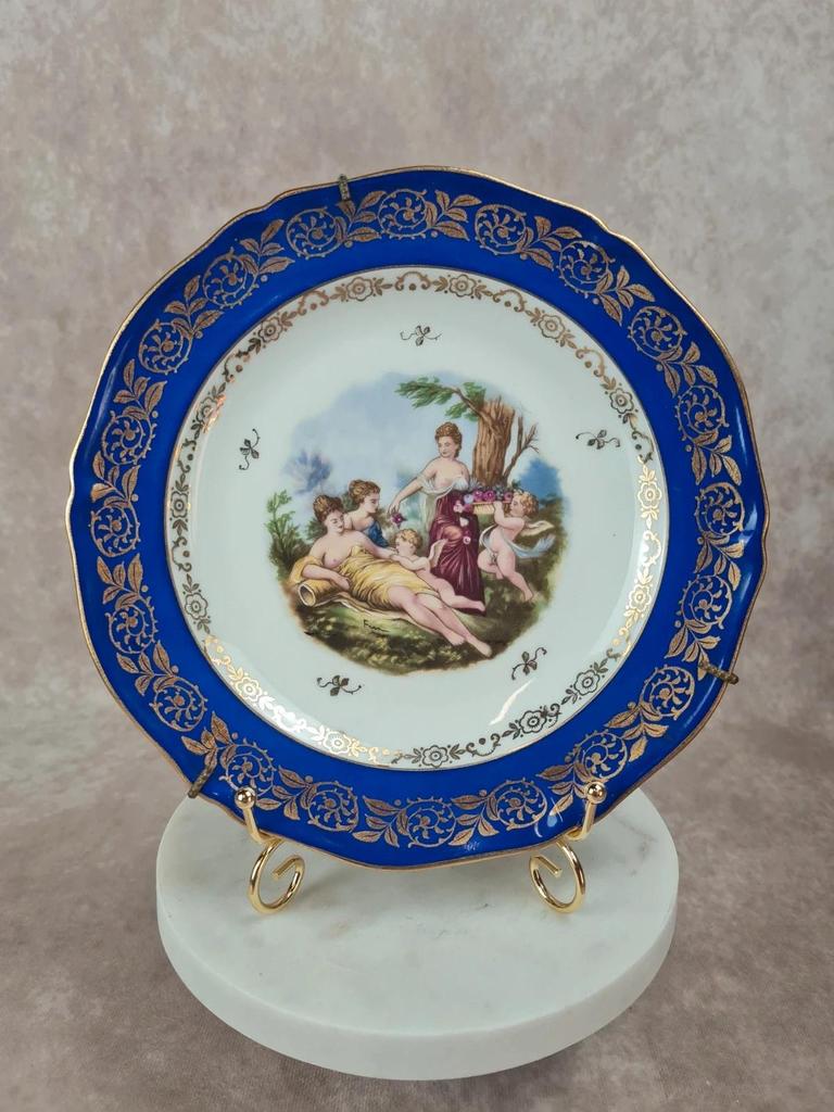 Assiette décorative – Porcelaine de Limoges Singer, Paris