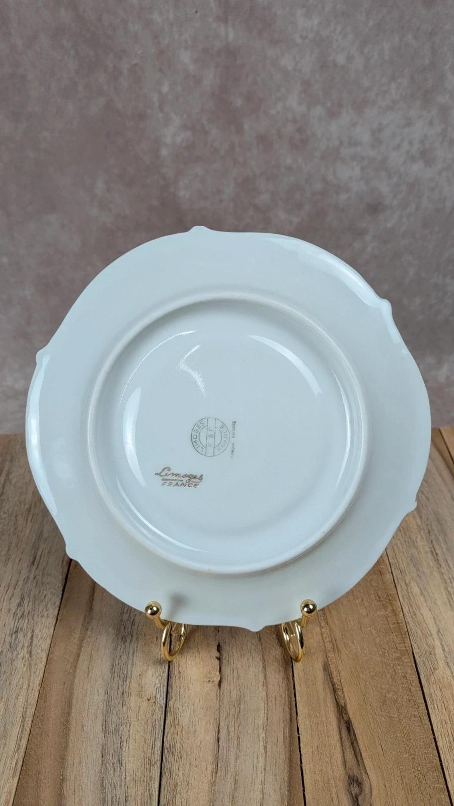 Soucoupe ancienne Limoges dorures