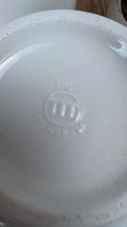 Lot de 4 tasses vintage monopoli – motifs oiseaux