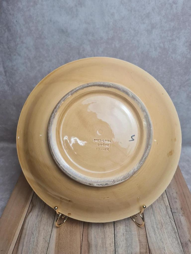 Grand plat ancien Poët-laval Drôme France 🍓🌿