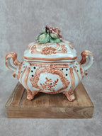 🏺 Soupière ancienne en faïence italienne – attribuée à Nove 🇮🇹