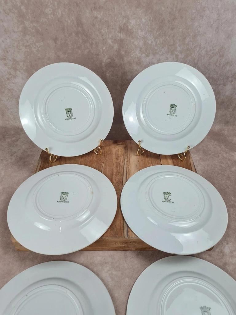 Lot de 6 assiettes Saint-amand & Hamage – Modèle Modern-style 🌿