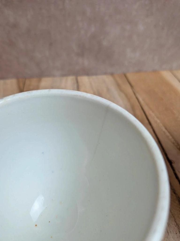 Lot de 2 tasses anciennes terre de fer Creil et Montereau – Xixe