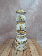 Grand vase bougeoir Keraluc Quimper Bo4 décor G6 – Georges Allier