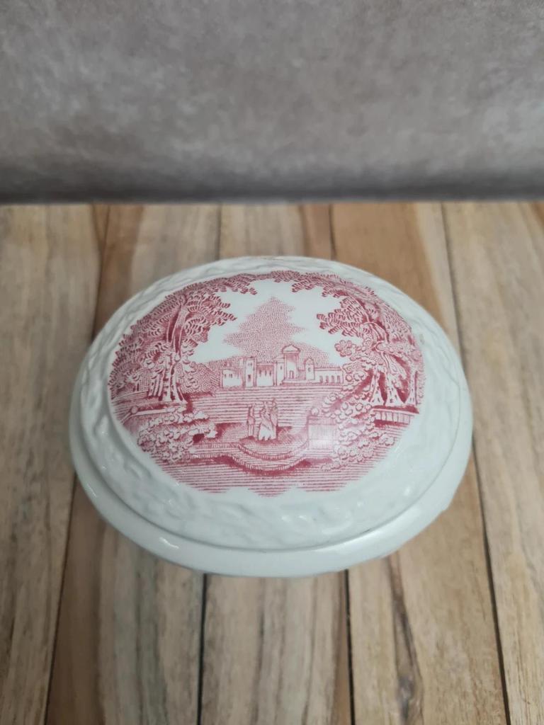 Boîte ancienne Masons Vista rouge – Terre de fer anglaise 🇬🇧