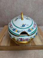 Soupière ancienne en porcelaine de Limoges S.c.d