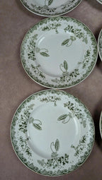 Lot 12 assiettes plates Terre de Fer Saint-amand modèle Modern Style 22 cm