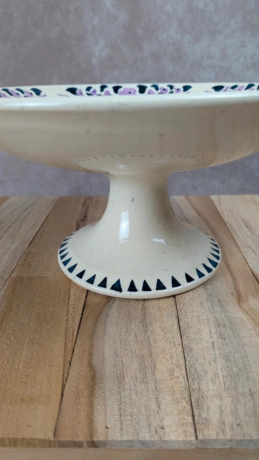 Coupe compotier sur pied Longchamp Terre de Fer modèle Cannes