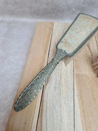 Ensemble de toilette ancien anglais Regent – brosse, glace & brosse à vêtements – style Art déco