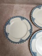 Lot de 8 assiettes à dessert Terre de Fer St Amand modèle Andrinople