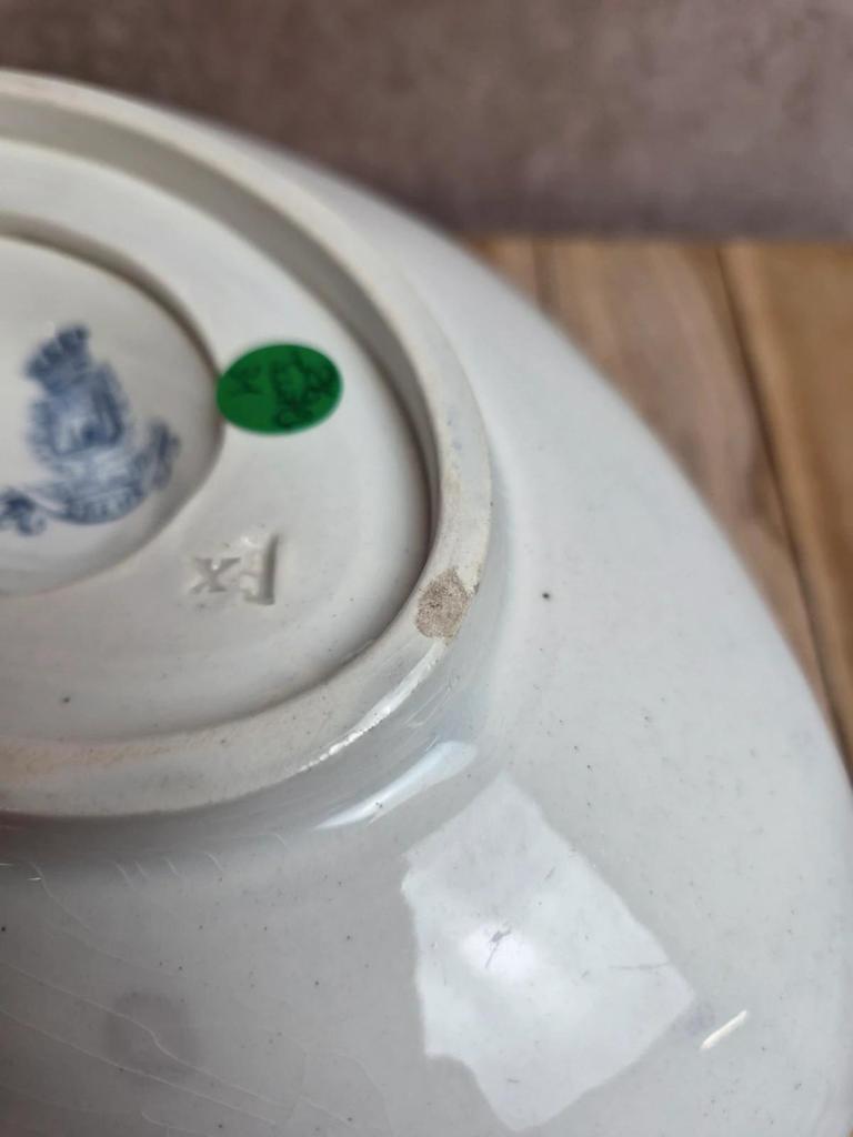 Grande saucière ancienne Gien – Terre de Fer – modèle Dreux
