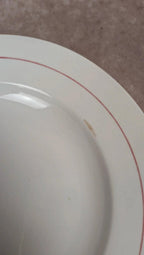 Lot de 4 assiettes creuses Saint-amand modèle Marcel