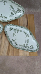 Lot de 3 petits plats anciens Saint-amand – Terre de fer – Modèle Modern Style