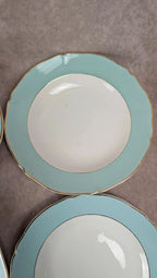 Lot de 6 assiettes creuses anciennes Seranord Saint-amand – Modèle Chambord