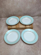 Lot de 4 assiettes creuses Lunéville modèle Senlis