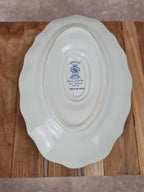 Saucière ancienne Kg Lunéville modèle Toile de Jouy 💙