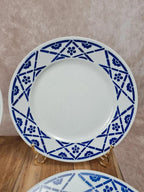 Lot de 4 assiettes à dessert Kg Lunéville – Modèle Lucien