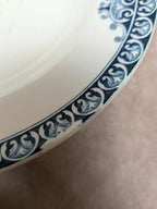 Lot de 6 assiettes creuses Terre de Fer St Amand modèle Andrinople