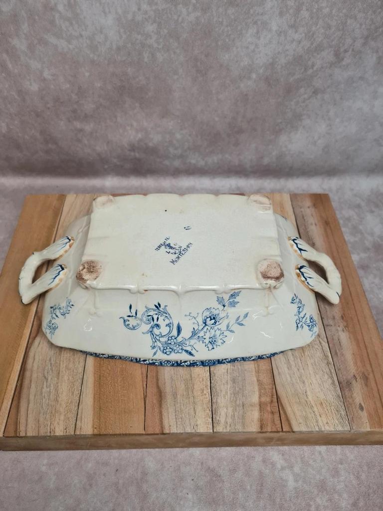 Légumière ancienne terre de fer Clairefontaine Lg modèle Montespan sans couvercle 🏺💙
