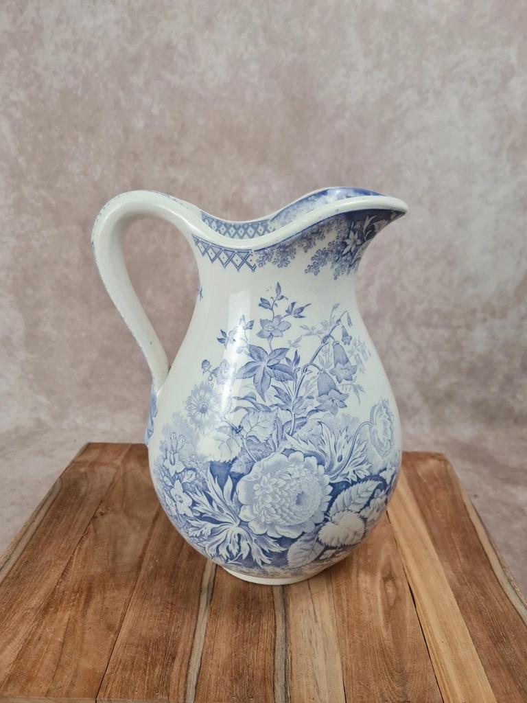 Grande cruche ancienne U&c Sarreguemines, Modèle Jardinière